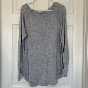 Athleta Gray Long Sleeve Top